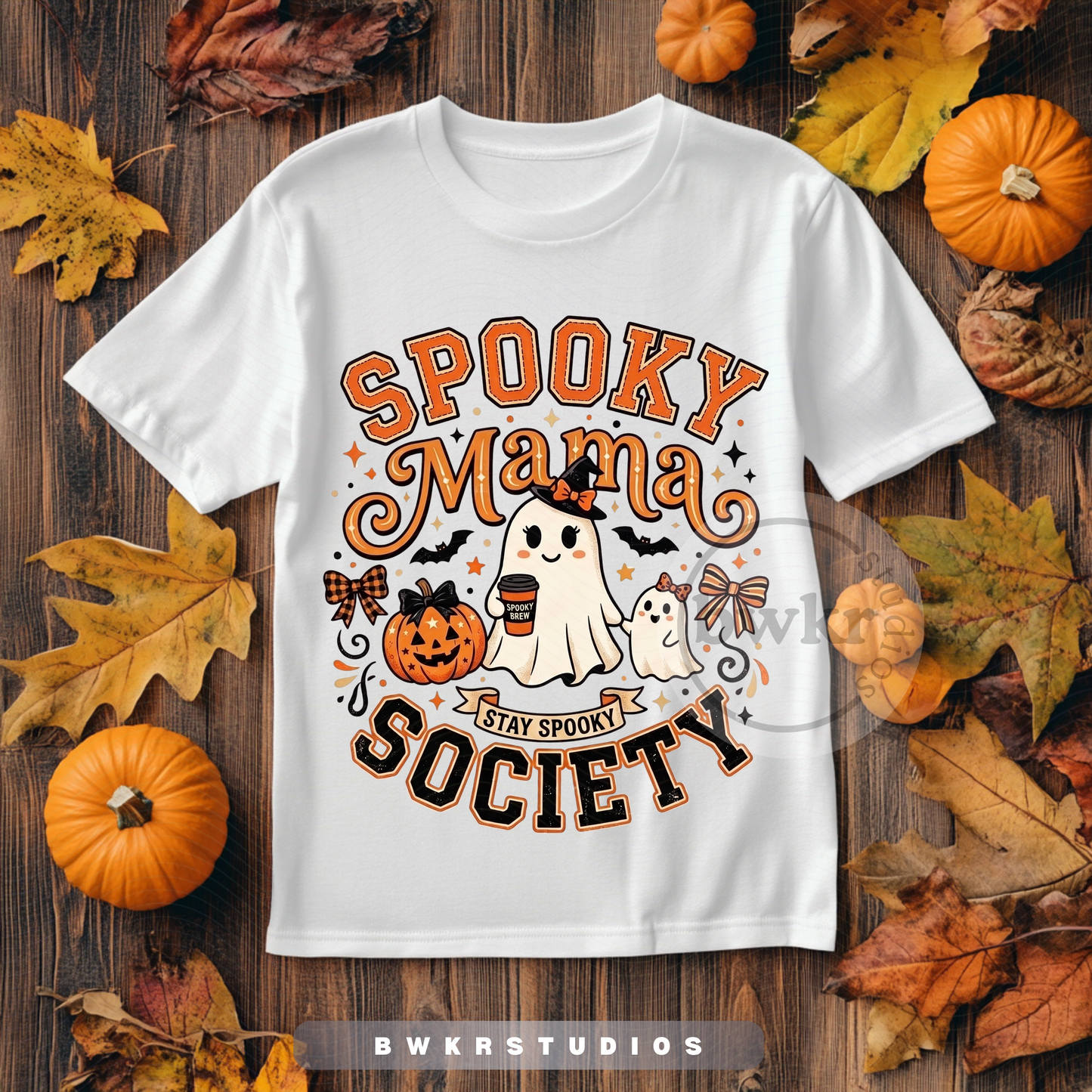 Spooky Mama Society PNG | Halloween Mom Shirt Design | Digital Download