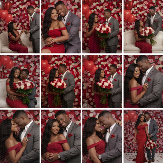 Romance & Roses | Stock Photos (Set of 12)