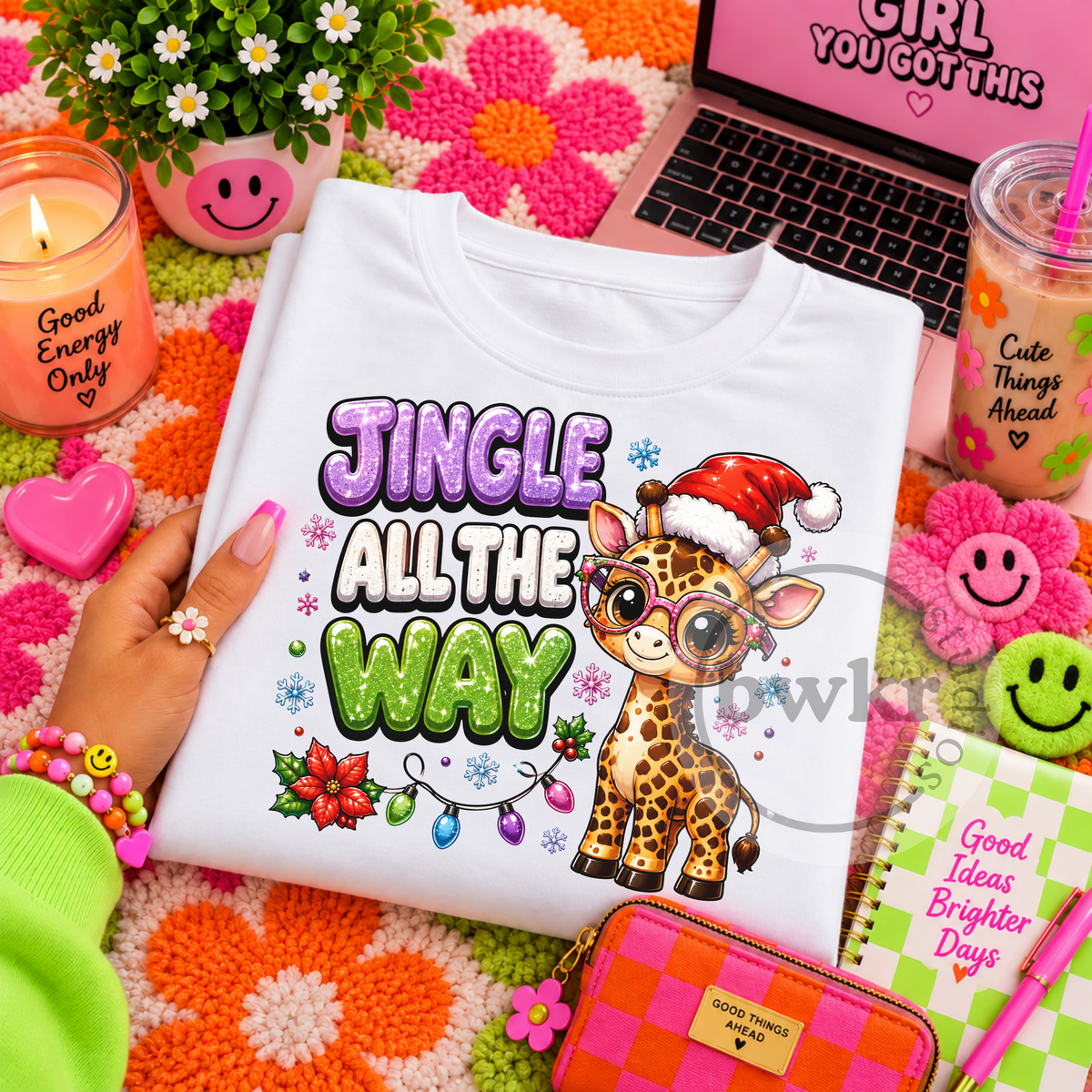 Cute Animal Vibes PNG Mega Bundle | 43 Colorful Designs