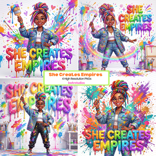 She Creates Empires| High Resolution |Digital Download