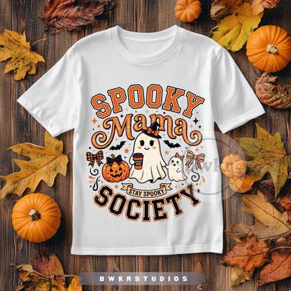 Spooky Mama Society PNG | Halloween Mom Shirt Design | Digital Download