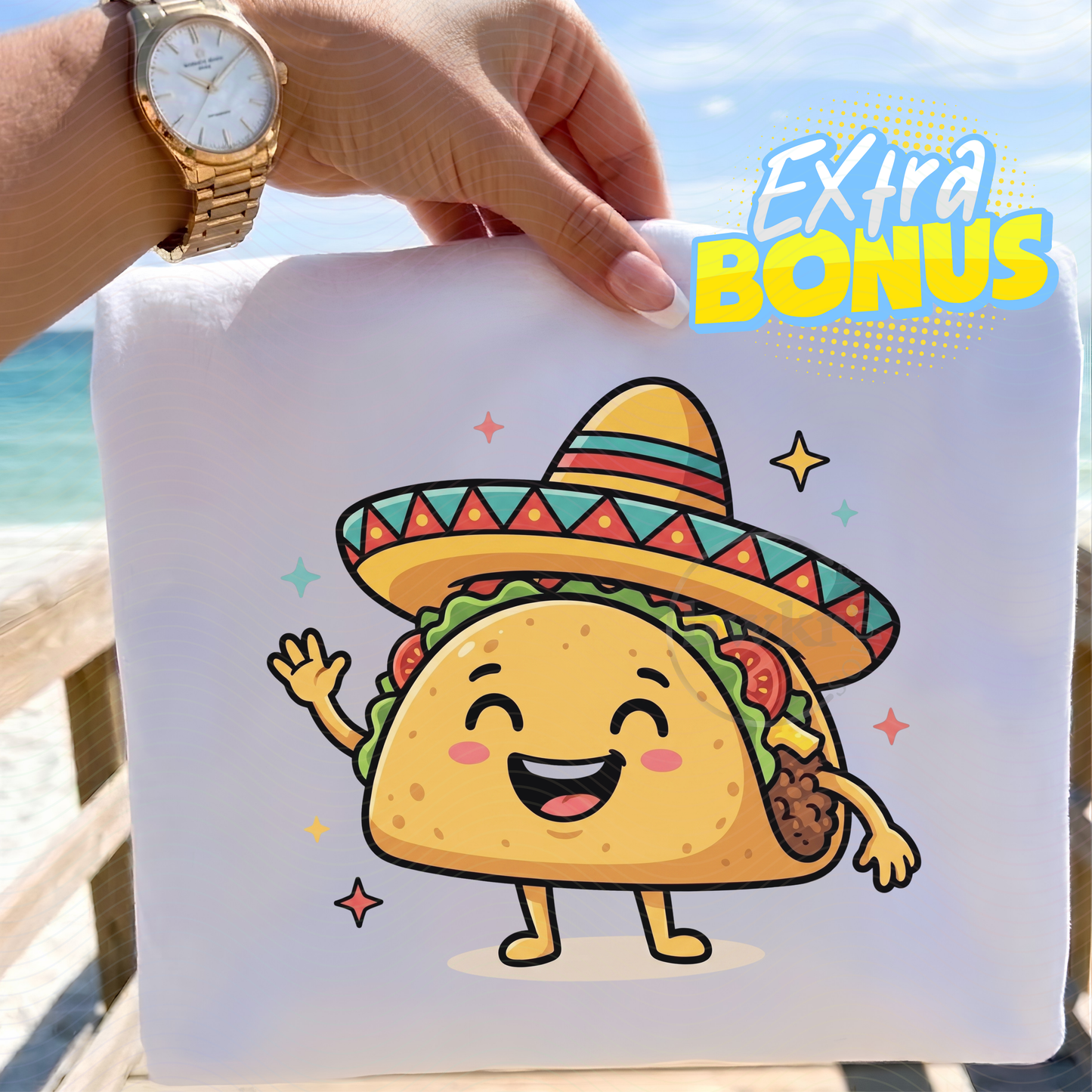 Fiesta Time Digital Bundle | 4 High-Resolution PNGs + Bonus Image | Instant Download