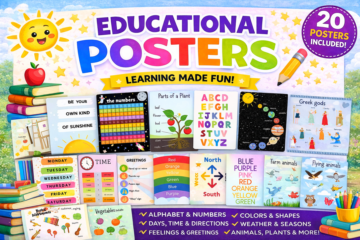 Drag & Drop Kids Printable Shop Kit™ | 40+ Ready-to-Sell Products (PLR)