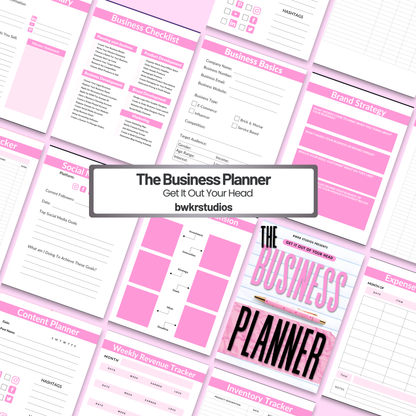 The “Get It Out Your Head” Business Planner