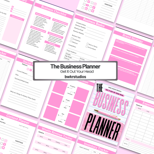 The “Get It Out Your Head” Business Planner