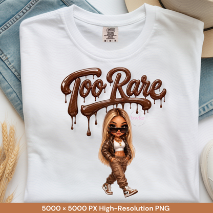 Too Rare Character High-Resolution PNG | Instant Download