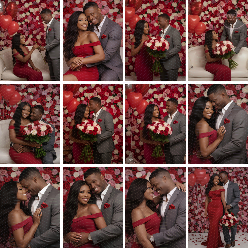 Romance & Roses | Stock Photos (Set of 12)