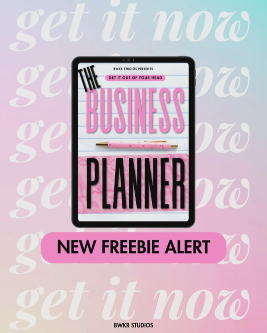 The “Get It Out Your Head” Business Planner